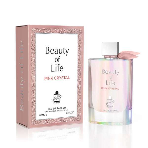 MILESTONE Beauty of Life Pink Crystal (Pour Femme) 80ML