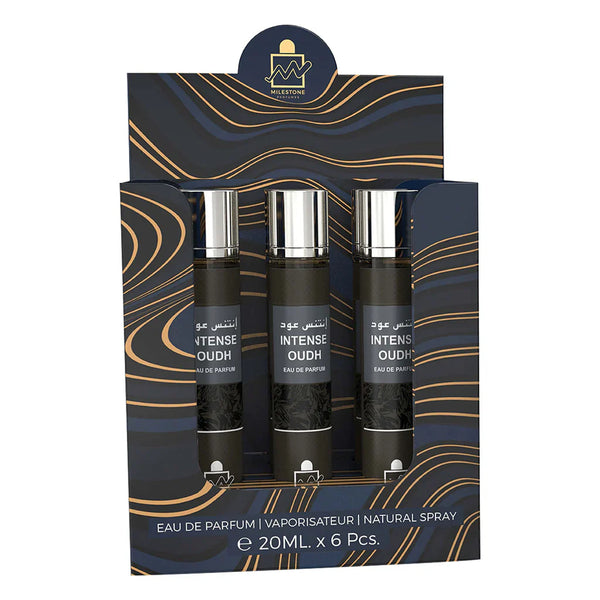 MILESTONE INTENSE OUDH Unisex Eau De Parfum 5x 20ml Plus 1 Free Tester