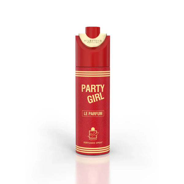 MILESTONE Party Girl Le Parfum (Pour Femme) - 200ML Deodorant 6 Pack