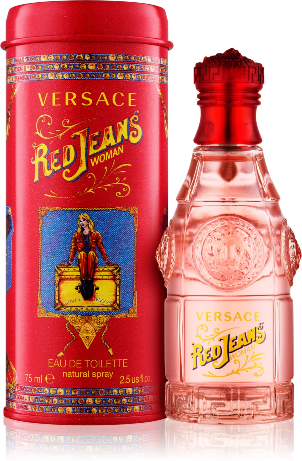 Red Jeans Eau De Toilette Spray (Tester) By Versace